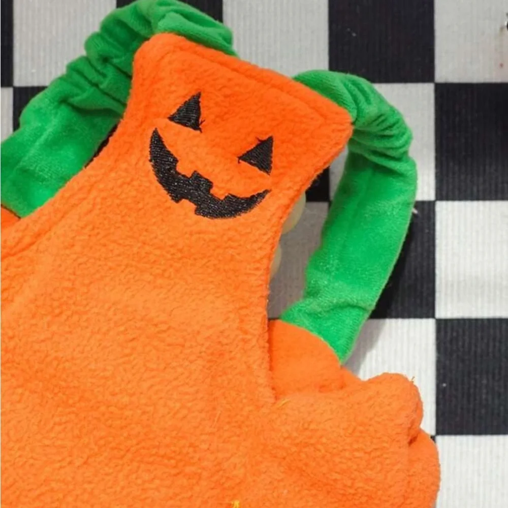 1pc Pet Dog Pumpkin Halloween & Christmas Costume, Funny Biped Cat Dog Apparel